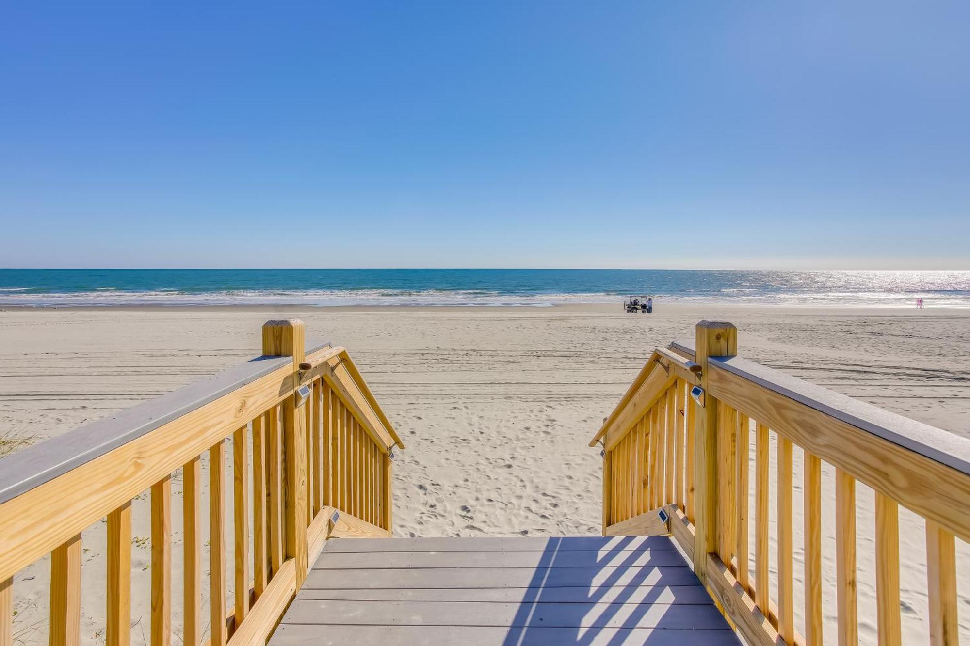 Myrtle Beach Condo - Steps To Ocean And Apache Pier! Luaran gambar
